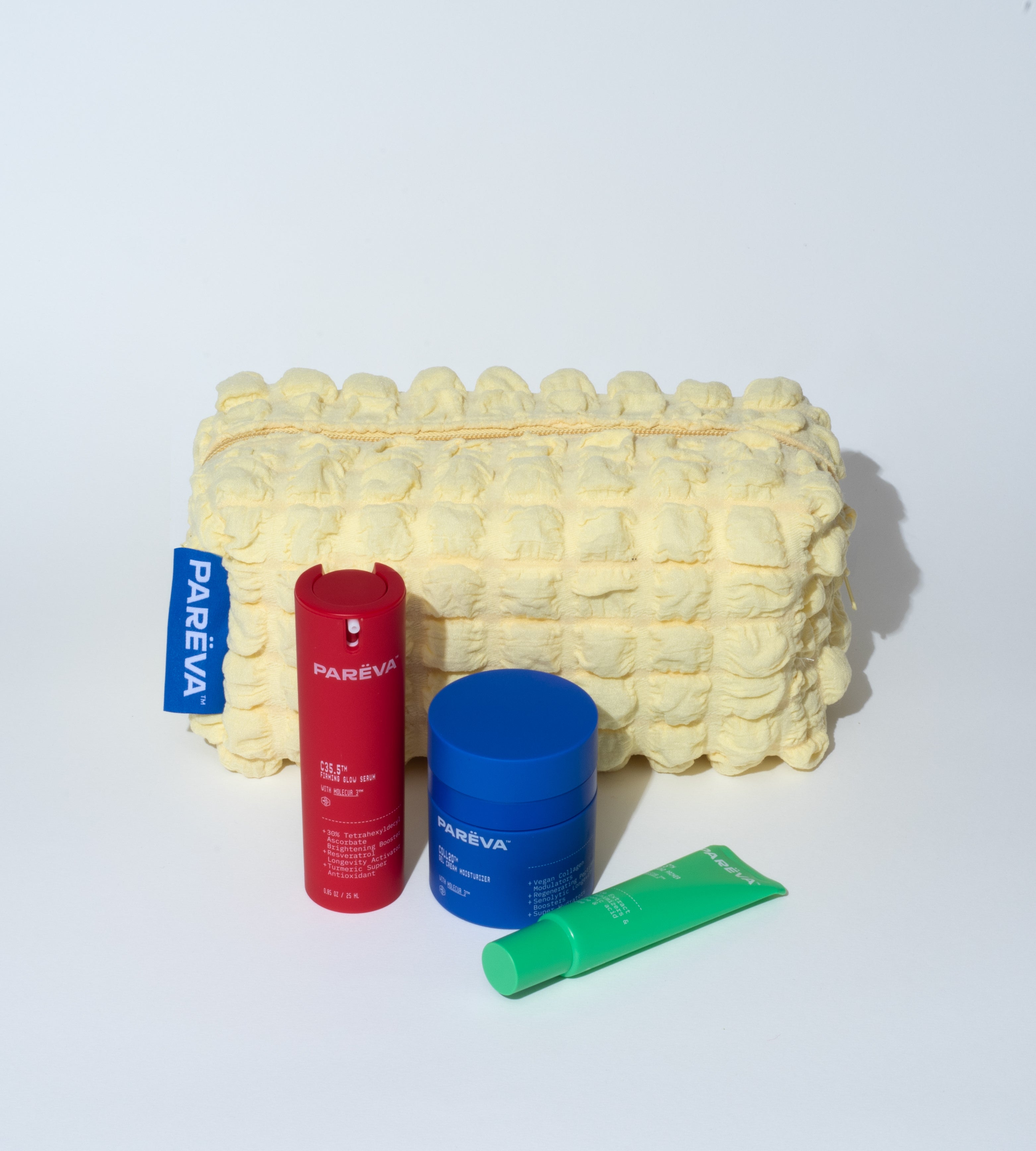 Longevity Trio Discovery Set - 30 Days – Parëva™ Beauty